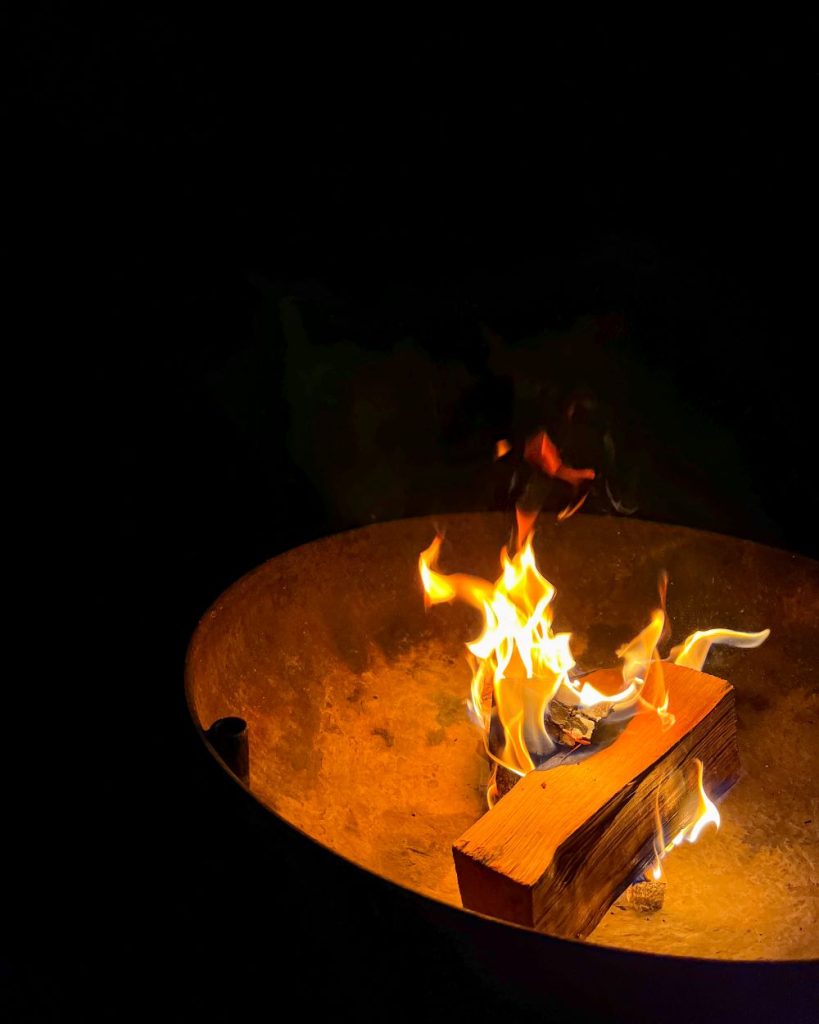 Hewn Yorkshire fire pit
