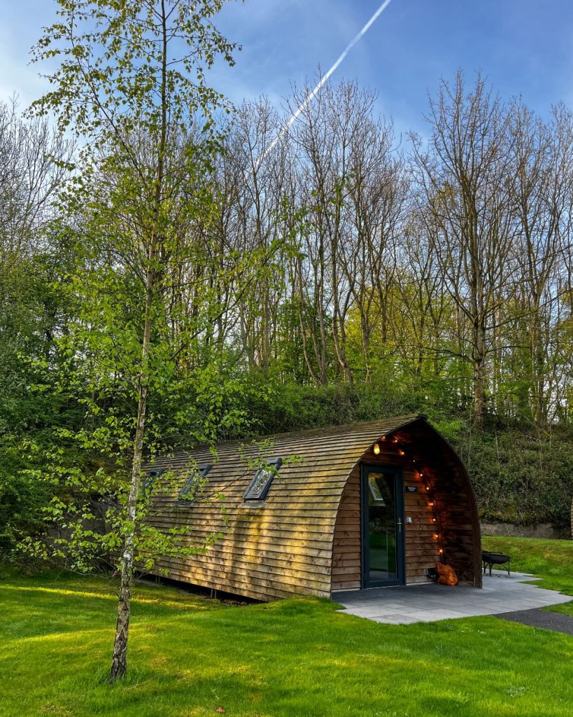Hewn Yorkshire foxwood glamping pod