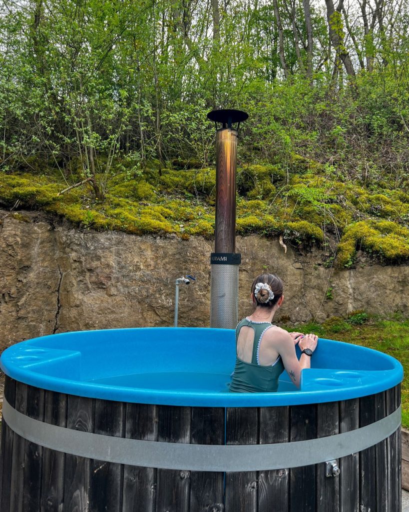 Hewn Yorkshire hot tub