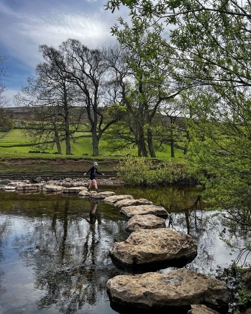 Reeth North Yorkshire stepping stones